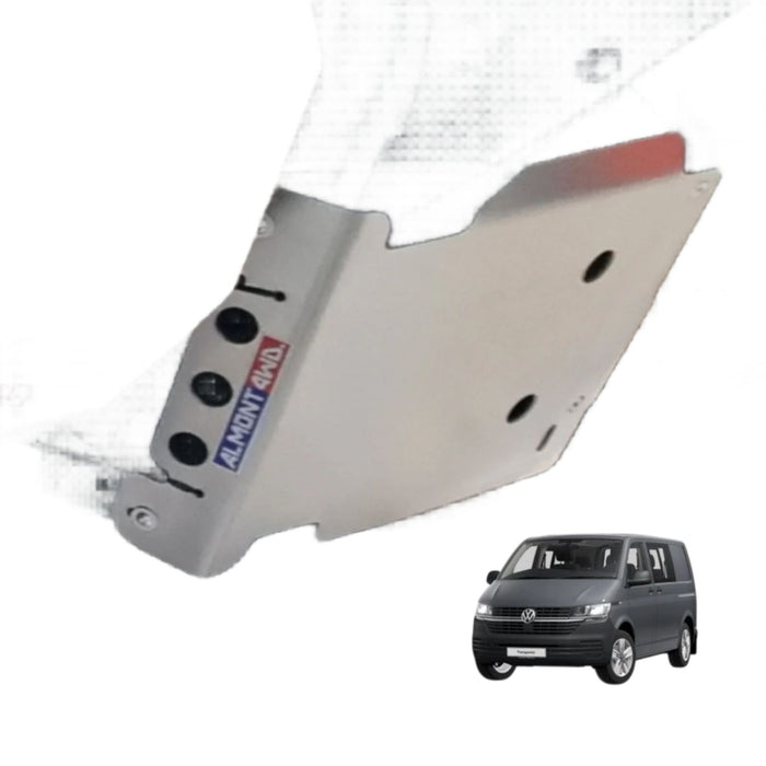 Rear Differential Skid Plate 4Motion Volkswagen Transporter-California-Multivan T5, T6, T6.1