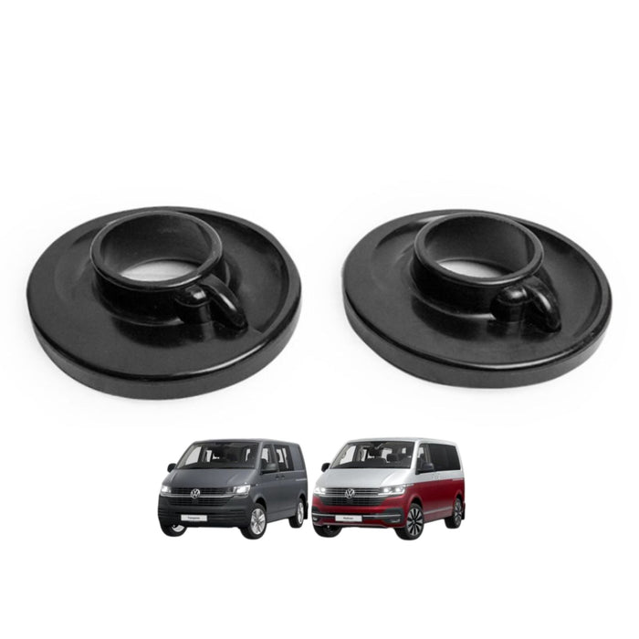 Rear Lower Spring Rubbers - Heavy Duty - Pair for VW Transporter T5,T6,T6.1