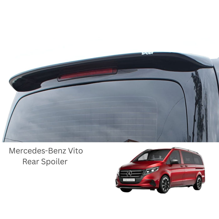 Rear Spoiler For Mercedes-Benz Vito – Hatch / Tail Lift – Black