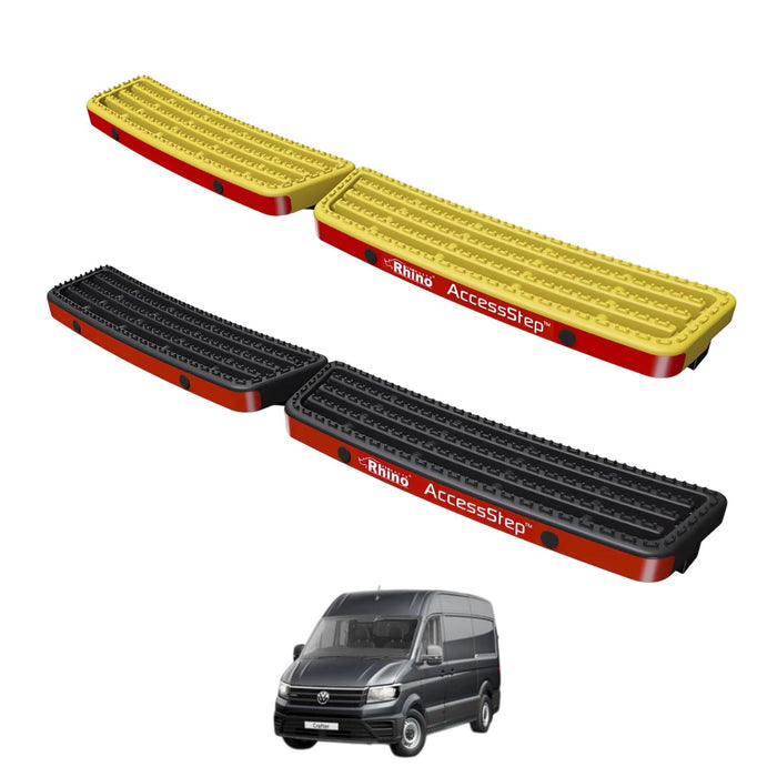 Rear Step With Parking Sensors for VW Crafter 2017+ (2-Piece Set)