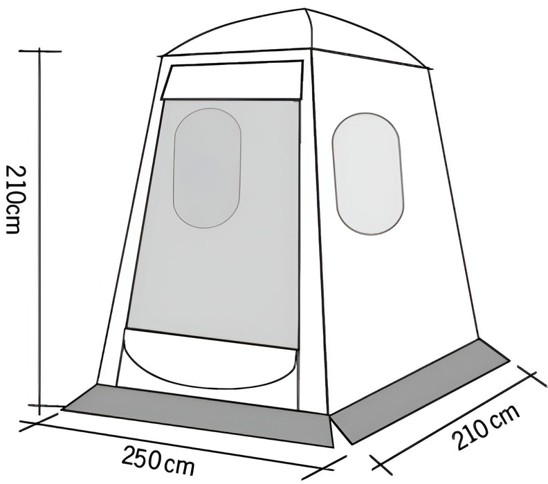 Rear Tent Upgrade Dome Premium - Barn Doors- For VW T5 / T6 / T6.1 Transporter / VW T7 Transporter / Ford Transit Custom V710 / Ford Tourneo 2023+