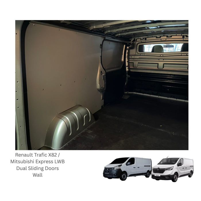 Renault Trafic X82/Mitsubishi Express (LWB dual sliding doors) - Wall