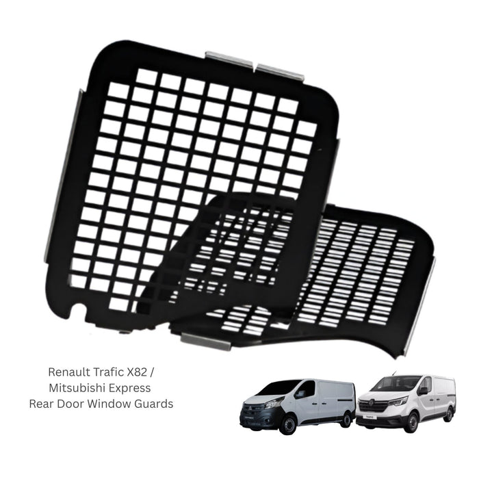Renault Trafic X82 /Mitsubishi Express rear door window guards