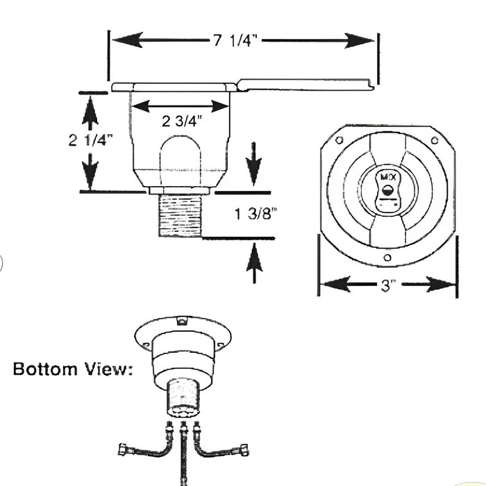 Scandvik Shower - Single Mixer - 12134