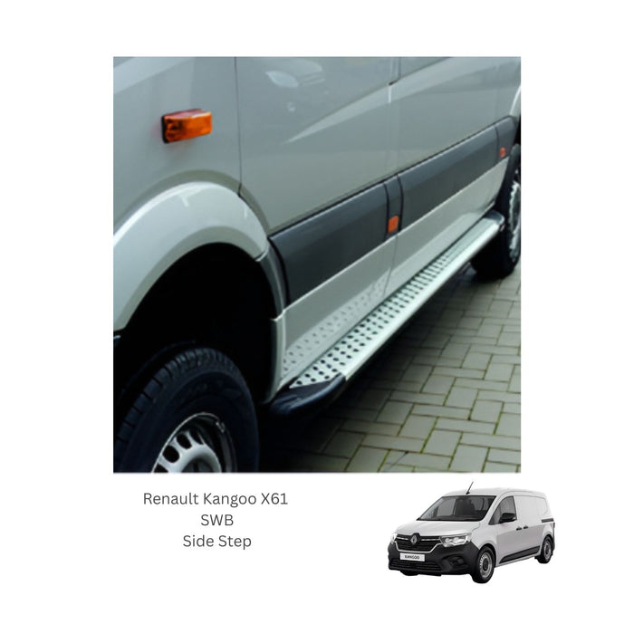 Side Step Kangoo SWB - Aluminium colour