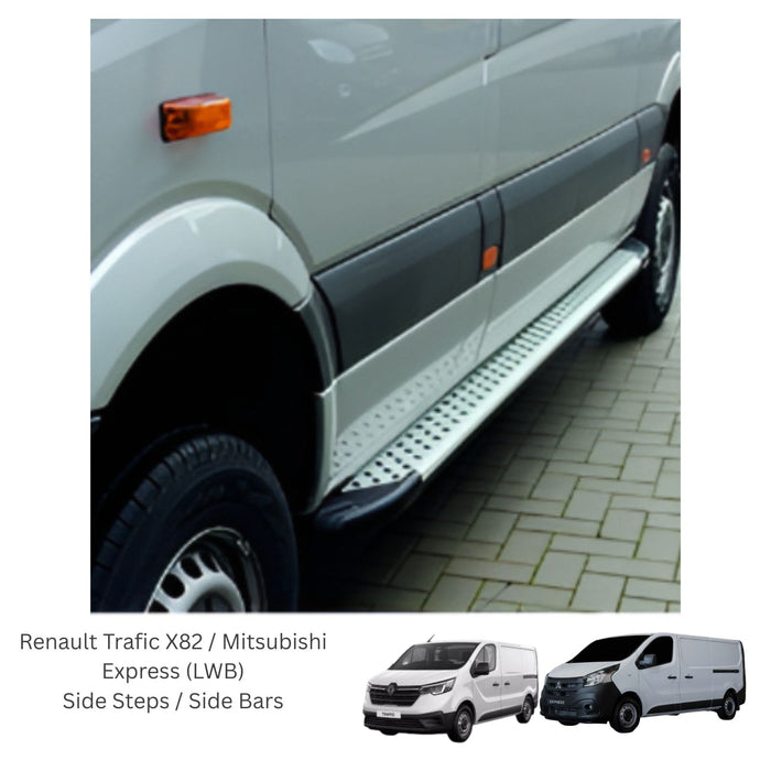 Side Step Trafic LWB - Aluminium colour