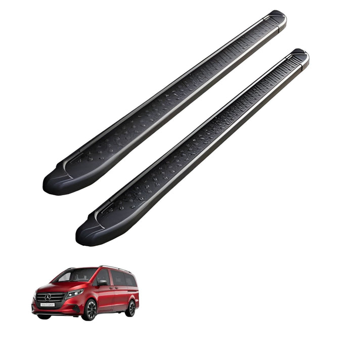 Side Steps For Mercedes-Benz Vito LWB – Black