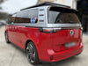 X-Country Summit roof platform on VW ID Buzz GTX, rear three-quarter angle
