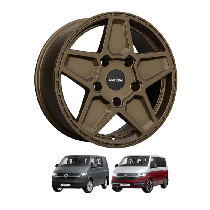 SuperMetal – Rocket Alloy Wheels 20″ Bronze Finish - 9J – 5×120 – Load Rated