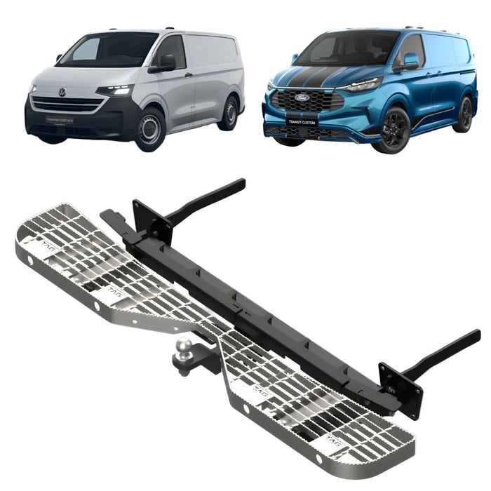 TAG Rear Step & Towbar For VW T7 Transporter / T7 Caravelle / Ford Transit Custom V710 / Ford Tourneo 2023+