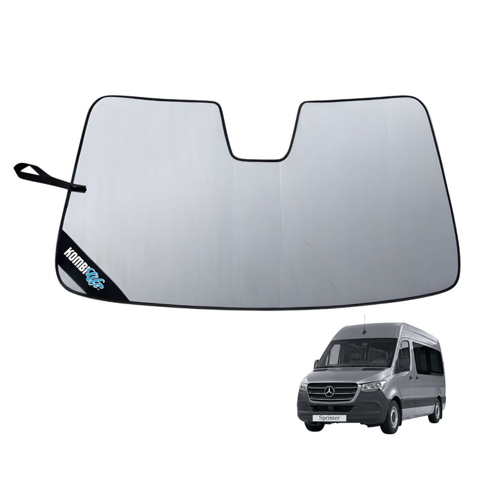 KombiLife Tailored Car Sun Shade For Mercedes-Benz Sprinter Bus 2019+ (Vinyl Interior)