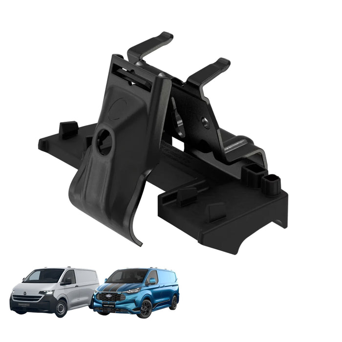 Thule Mounting Kit for Roof Rails to work with 710600 for VW T7 Transporter / T7 Caravelle / Ford Transit Custom V710 / Tourneo 2023+
