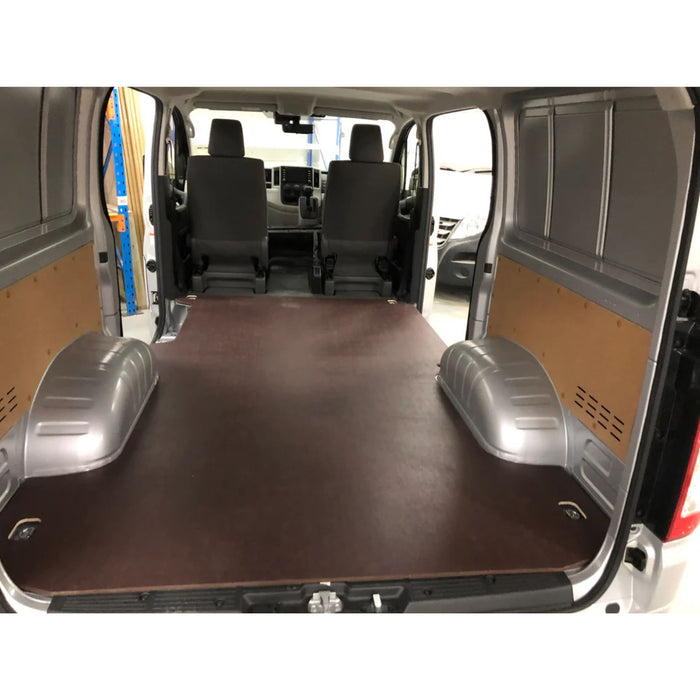 Floor Panel For Toyota HiAce 2019+ LWB – 2 Piece – No Step Cut-Out – Fits Single & Dual Sliding Door Vans