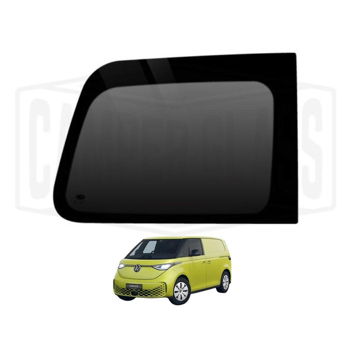 Transporter HQ VW ID Buzz Cargo – Fixed Rear Quarter Window - Driver - Privacy Glass