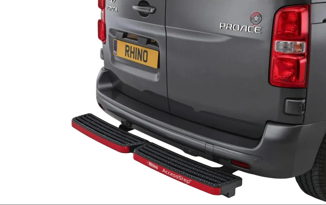 Rear Step With Parking Sensors for VW Crafter 2017+ (2-Piece Set)