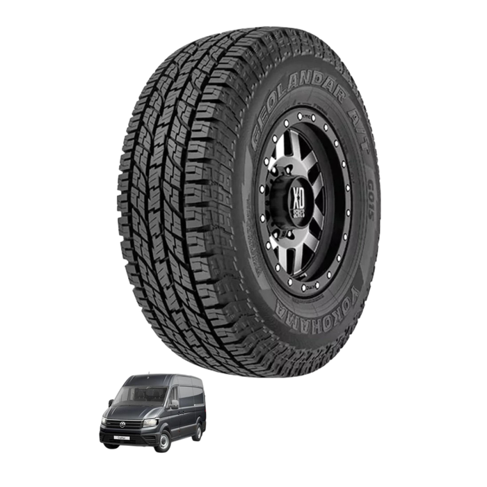 VW Crafter 4.0t / 3.88t / 3.55t Load Rated -  AT G015 245/70R16 118/115R  - All Terrain Light Truck Tyre for VW Crafter - Yokohama Geolandar
