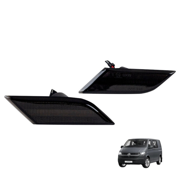 VW T6.1 – Sequential Side Repeaters – LED – Smoked