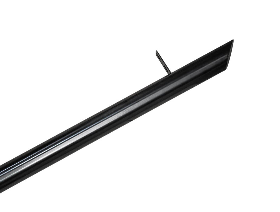 VW T6/T6.1 – 76mm Sidebars Slash Cut – No Step – LWB Black