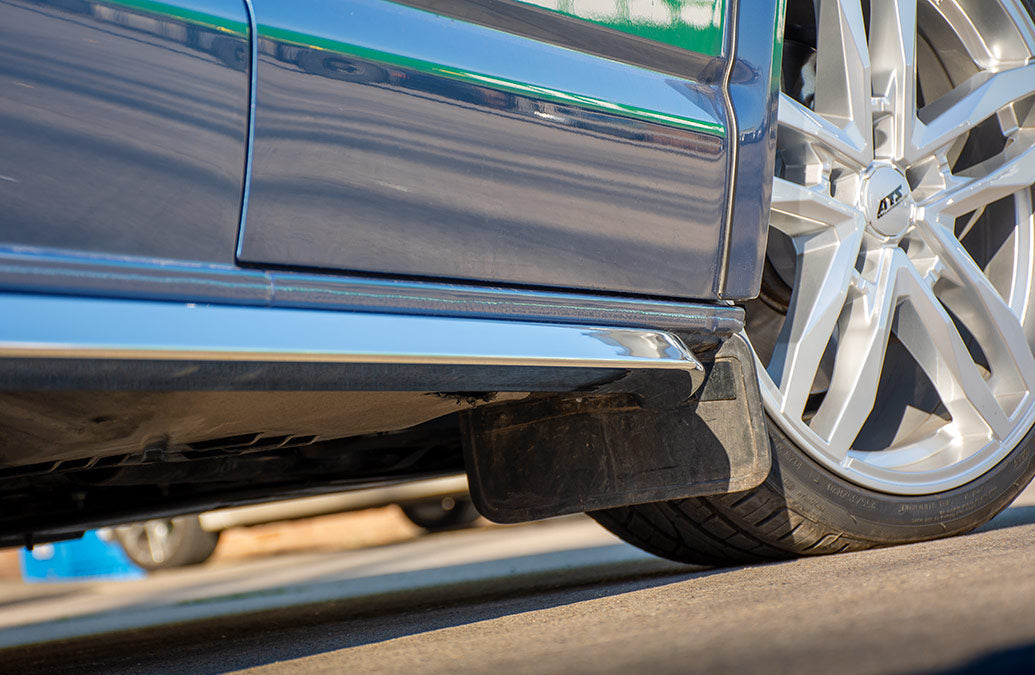 VW T6/T6.1 – Angled Trapezoid Sportline Style Sidebars – SWB Polished SS