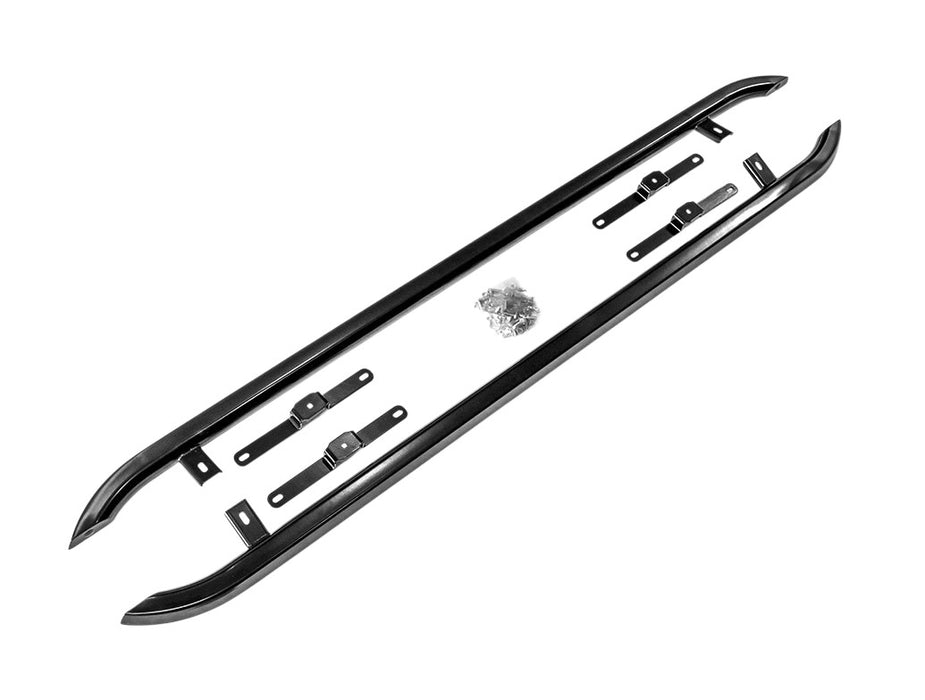 VW T6/T6.1 – Angled Trapezoid Sportline Style Sidebars – SWB Black