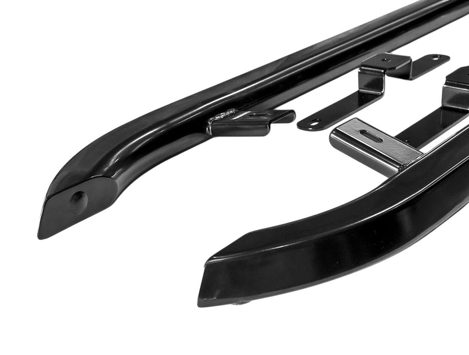 VW T6/T6.1 – Angled Trapezoid Sportline Style Sidebars – SWB Black