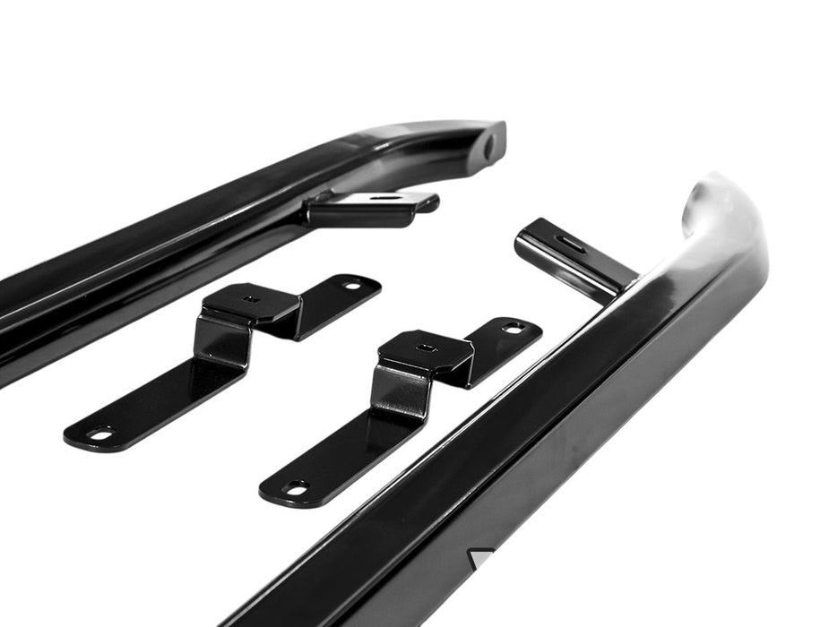 VW T6/T6.1 – Angled Trapezoid Sportline Style Sidebars – SWB Black
