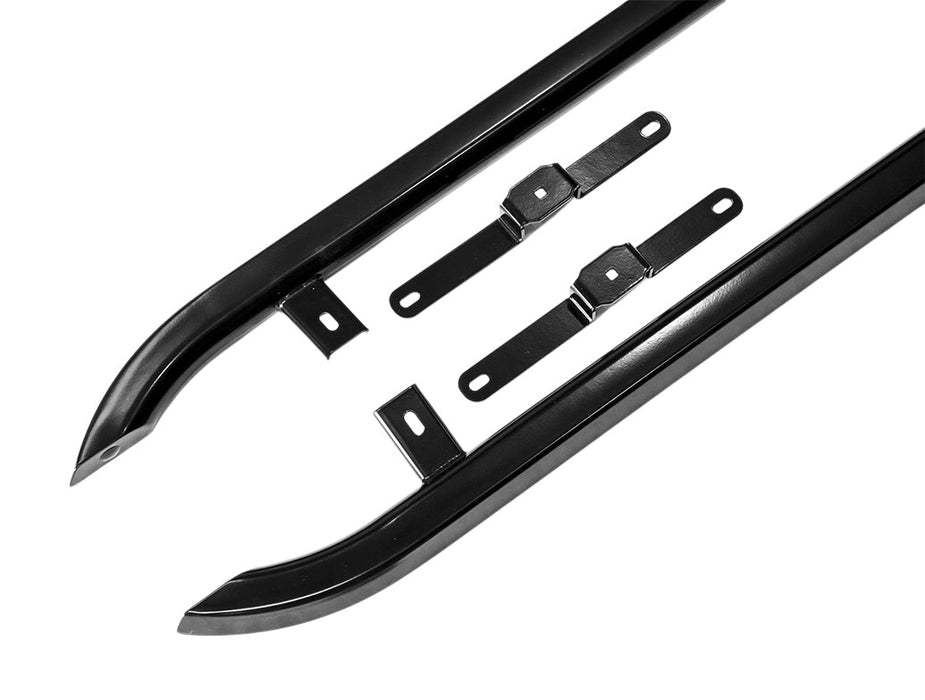 VW T6/T6.1 – Angled Trapezoid Sportline Style Sidebars – SWB Black