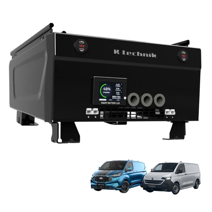 VW T7 Transporter / Caravelle / Ford Transit Custom V710 / Ford Tourneo 2023+ Face Plate For 12V 314Ah LiFePO4 Smart Lithium Under-seat Power Station