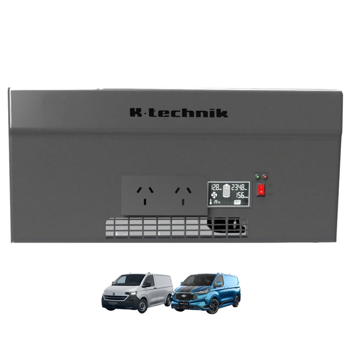 VW T7 Transporter / Caravelle / Ford Transit Custom V710 / Ford Tourneo 2023+ Face Plate For K-technik 2500W Pure Sine Wave Inverter Core