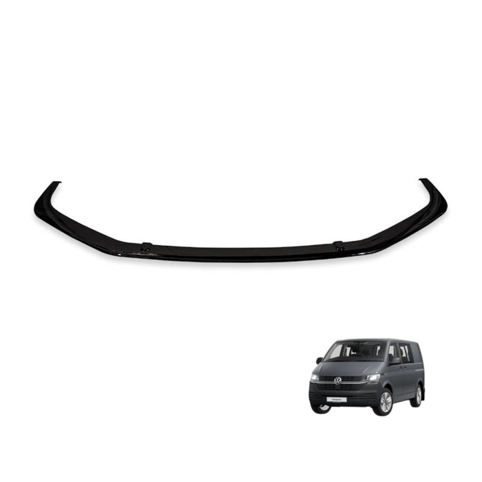 VW Transporter T6 – Lower Splitter – For Sportline Models – With Fixings - Gloss Black