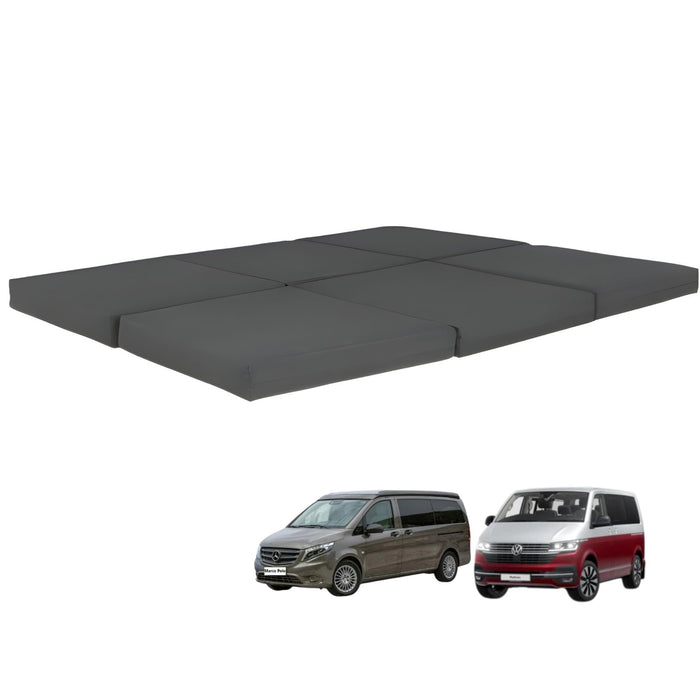 VanEssa Mobilcamping Deluxe Dual Layer Memory Split Mattress - 3-piece Visco-Comfort - Multivan & California / Marco Polo