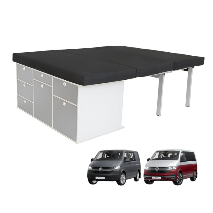 VanEssa Mobilcamping Sleep System to Kitchen T5 or T6 incl. Mattress — KombiLife Australia