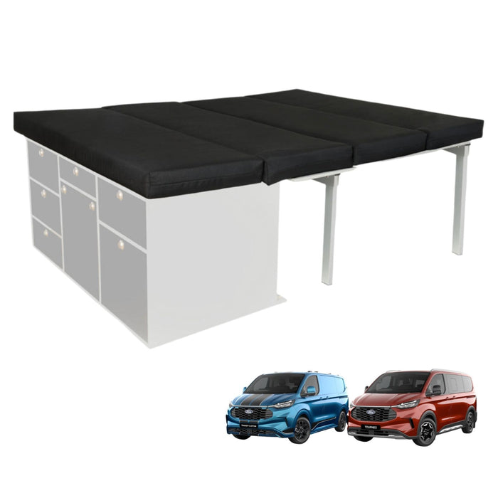 VanEssa Mobilcamping Split Sleep System to Kitchen incl. Mattress For Ford Transit Custom V710 & Ford Tourneo 2023+