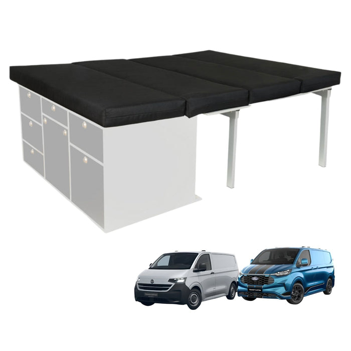 VanEssa Mobilcamping Split Sleep System to Kitchen incl. Mattress For T7 Transporter / T7 Caravelle