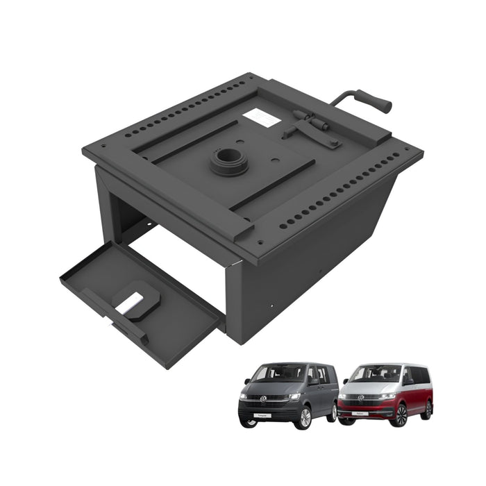 Volkswagen High Swivel Seat Base With lockable flap for Passenger or Driver Seat T5/T6/T6.1 Multivan - Transporter - Caravelle