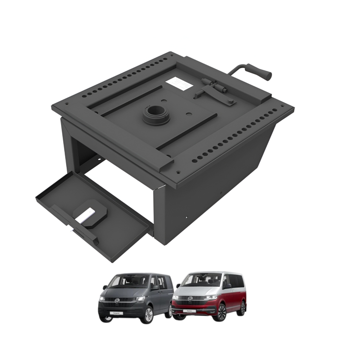 Volkswagen High Swivel Seat Base With lockable flap for Passenger or Driver Seat T5/T6/T6.1 Multivan - Transporter - Caravelle