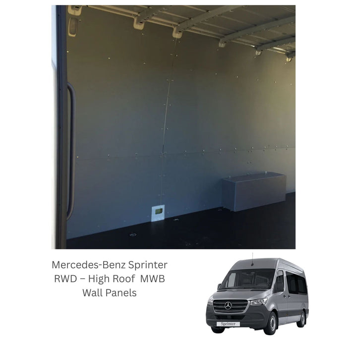 Wall Panels For Mercedes-Benz Sprinter RWD – High Roof (Mid Wheel Base)