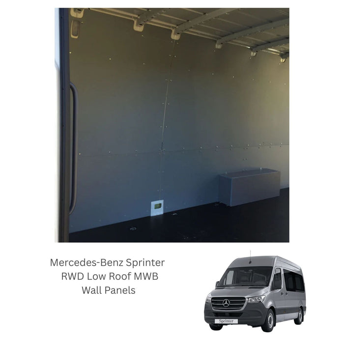 Wall Panels For Mercedes-Benz Sprinter RWD Low Roof (Mid Wheel Base)