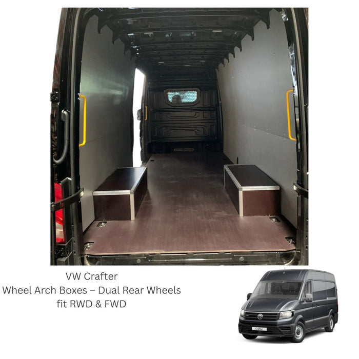 Wheel Arch Boxes – Dual Rear Wheels for VW Crafter – Fits RWD & FWD