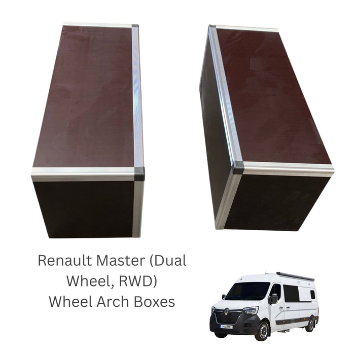 Wheel Arch Boxes For Renault Master (Dual Wheel, RWD)