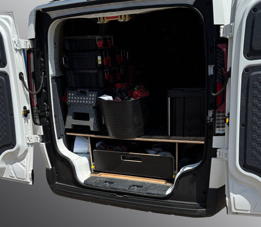 Kia PV5 Premium ABS Rearguard - open barn door view