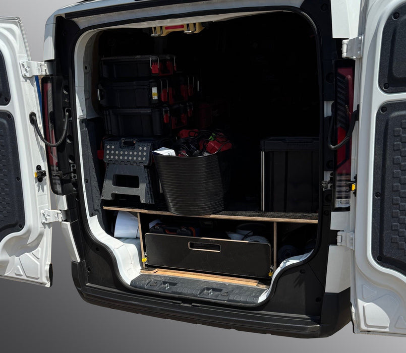 Kia PV5 Premium ABS Rearguard - open barn door view