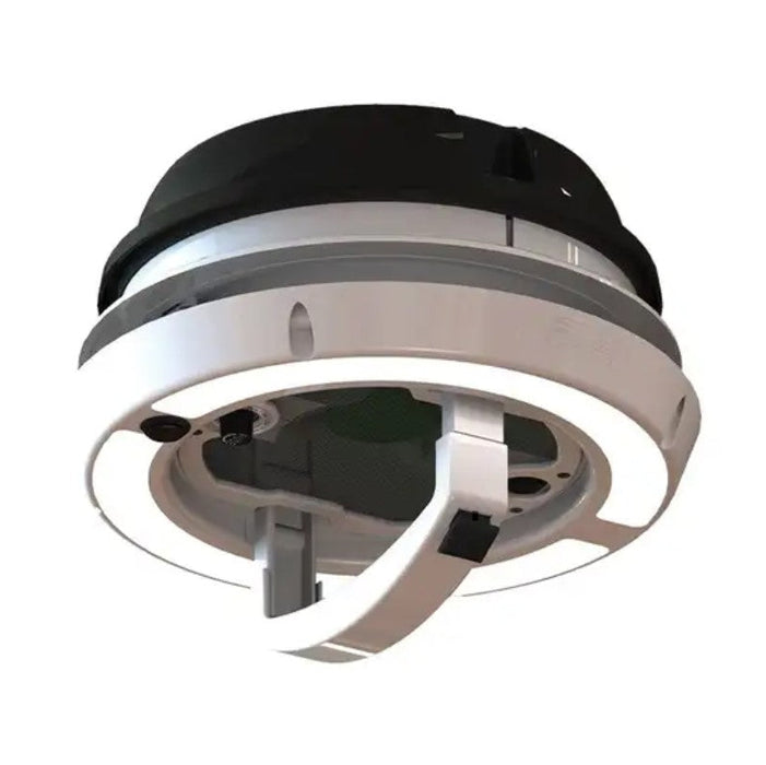 MAXXFAN Dome Plus 6in exhaust fan with LED light and sleeve in black - view 3