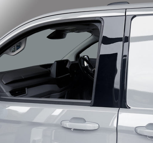 VW T7 Transporter Premium Door Pillar Covers - Gloss Black 4-Piece Kit