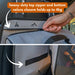 Living in a Bubble Premium Seat Back Shoe Organiser with Detachable Bag