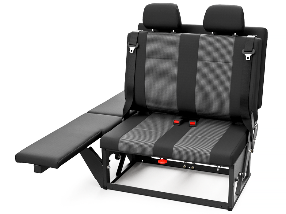 Additional Double Seating that forms a Double Bed with option Width Extension for Campervans - MSF290