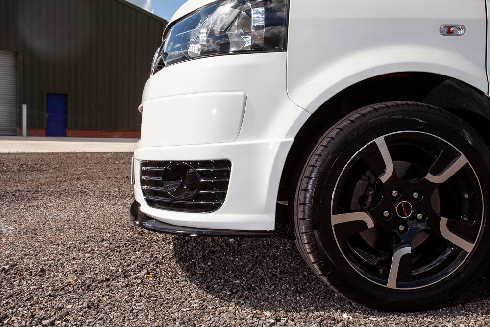 VW Transporter T5.1 – Lower Bumper Splitter – With Fixings – Sportline