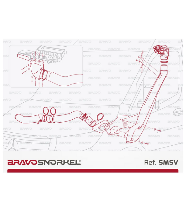 Bravo Snorkel For Mercedes Sprinter 2018+