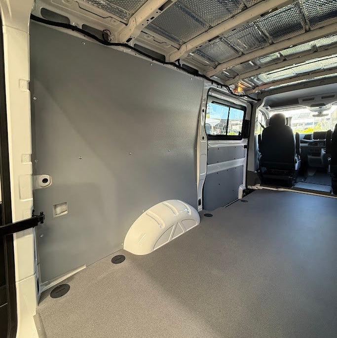 VW Crafter MWB Wall Panel Kit — FWD Low Roof, Single Sliding Door