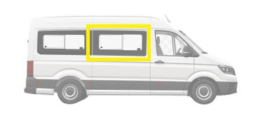 Crafter 2017 onwards MWB & LWB - FRONT - Sliding Window